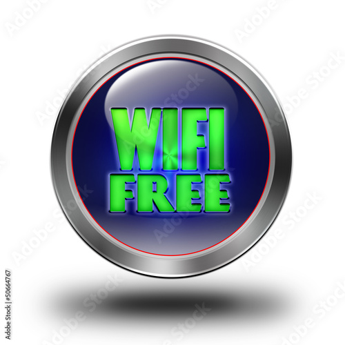 WIFI Free glossy icon