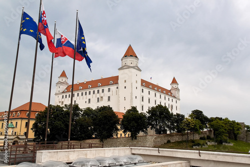 Slowakei, Bratislava: Burgberg mit Burg
