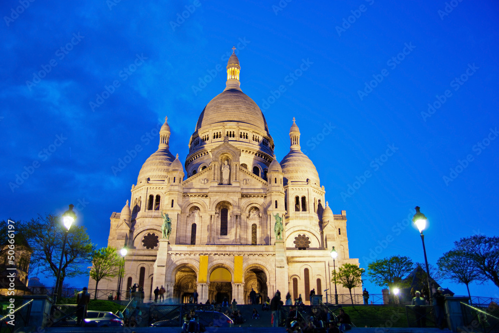 Paris. Sacre Coeur am Montmartre