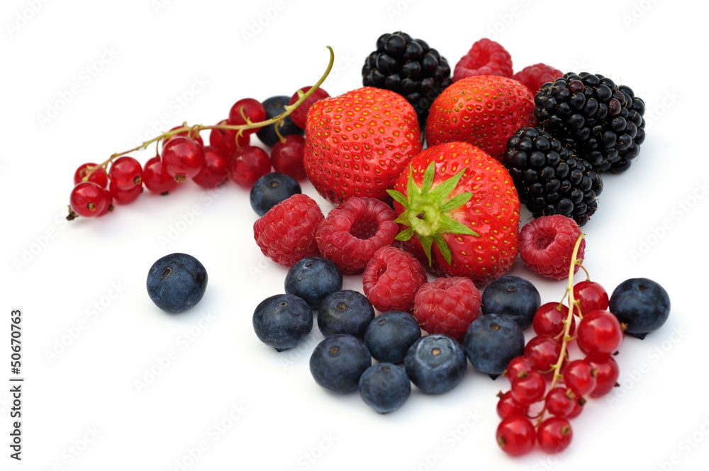 Assortment of berries Assortment of berries