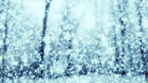 Magical Snow - Snow / Christmas Video Background Loop