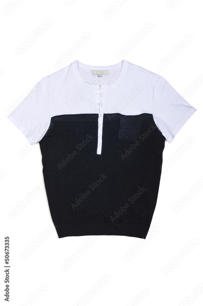 Male t-shirt isolated on the white background Male t-shirt isolated on the white background
