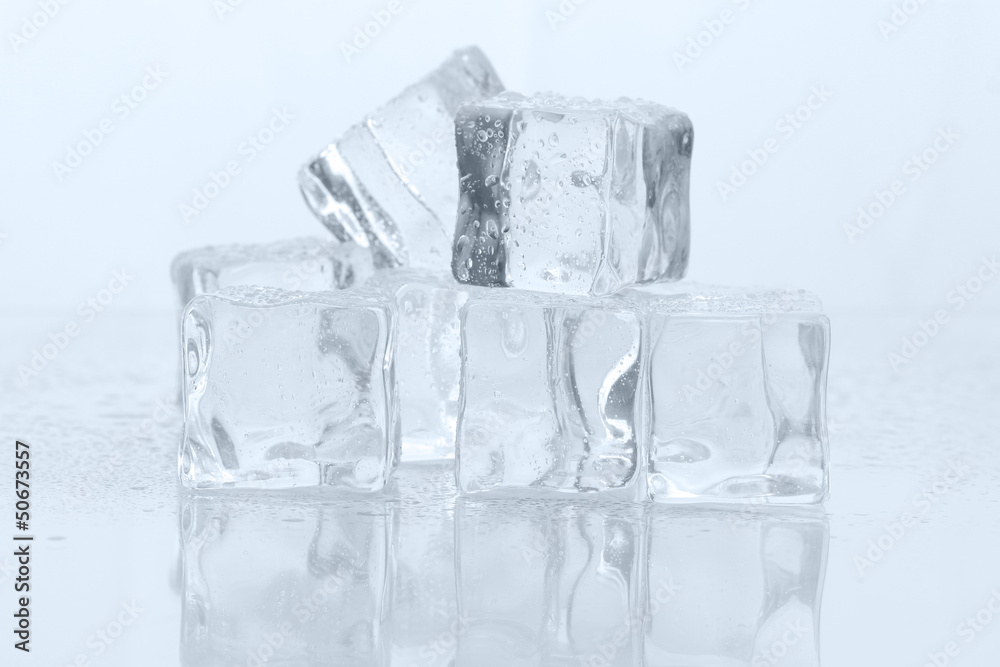 Ice isolated on white Ice isolated on white