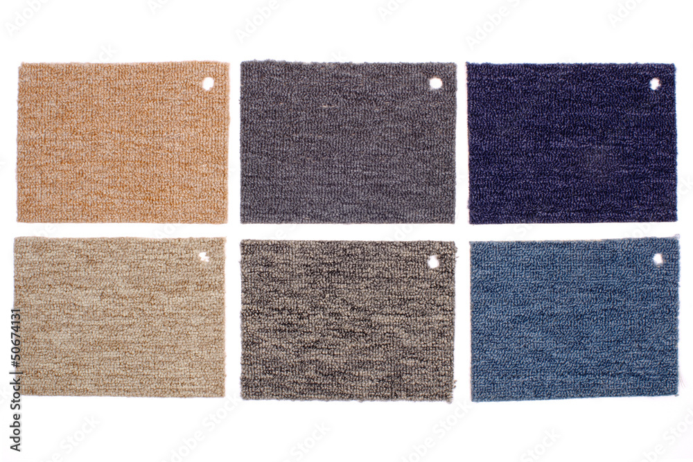 Fototapeta premium Disassembled carpet catalog