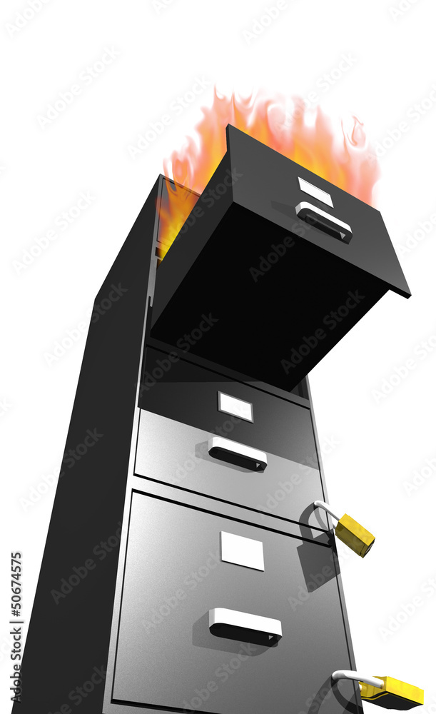 Unprotected files burning Unprotected files burning