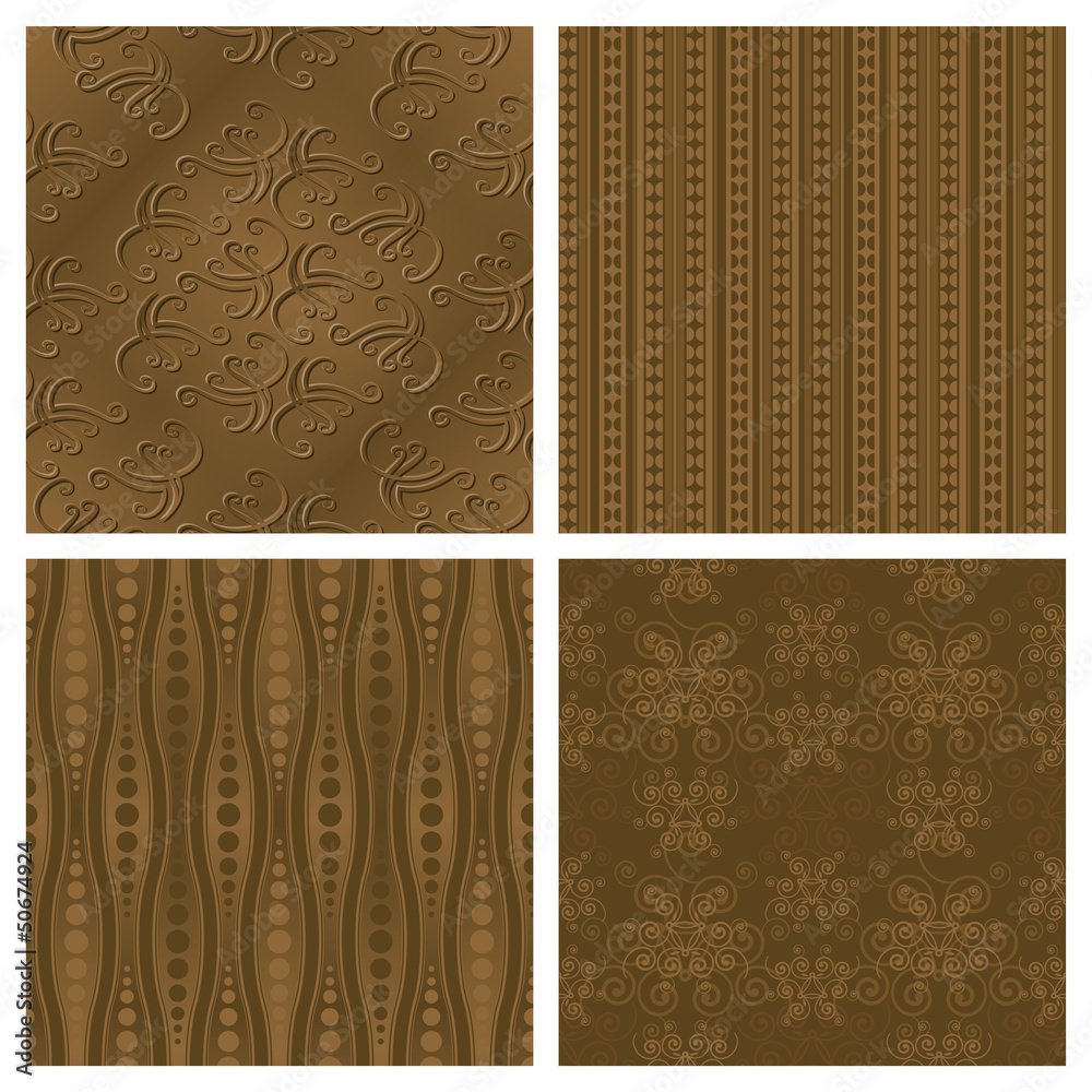 Elegant Sepia Pattern Collection Elegant Sepia Pattern Collection