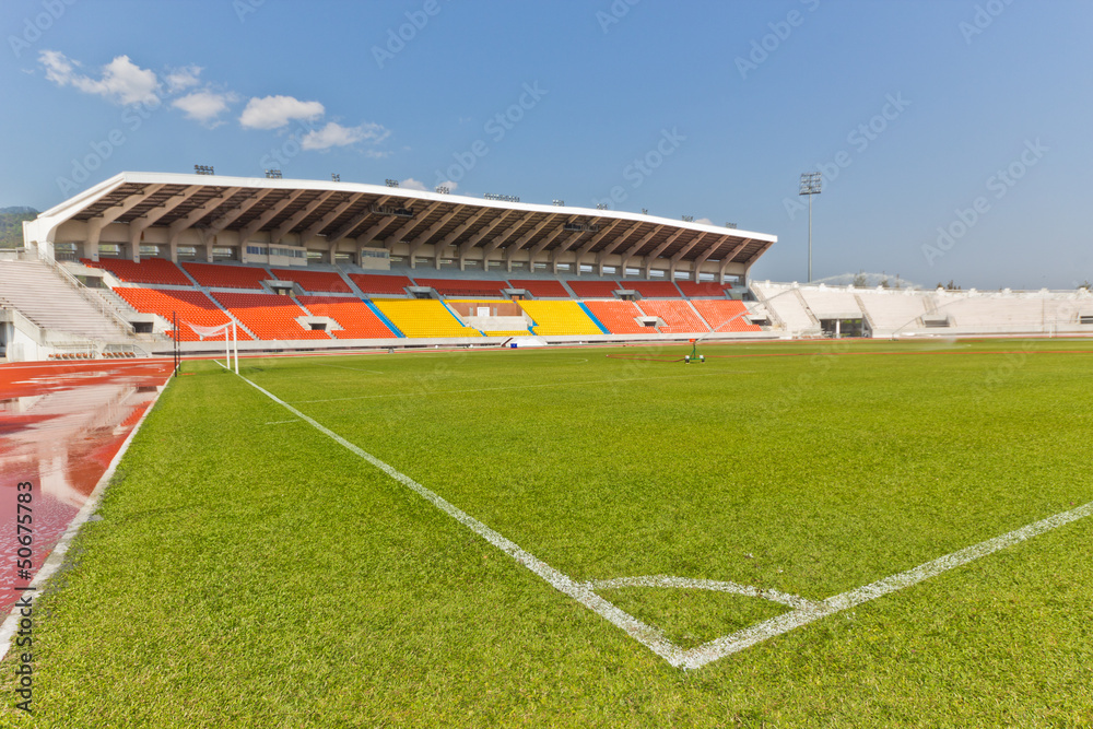 Fototapeta premium Soccer Corner