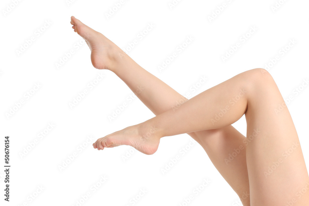 Beautiful naked woman legs pointing up Beautiful naked woman legs pointing up