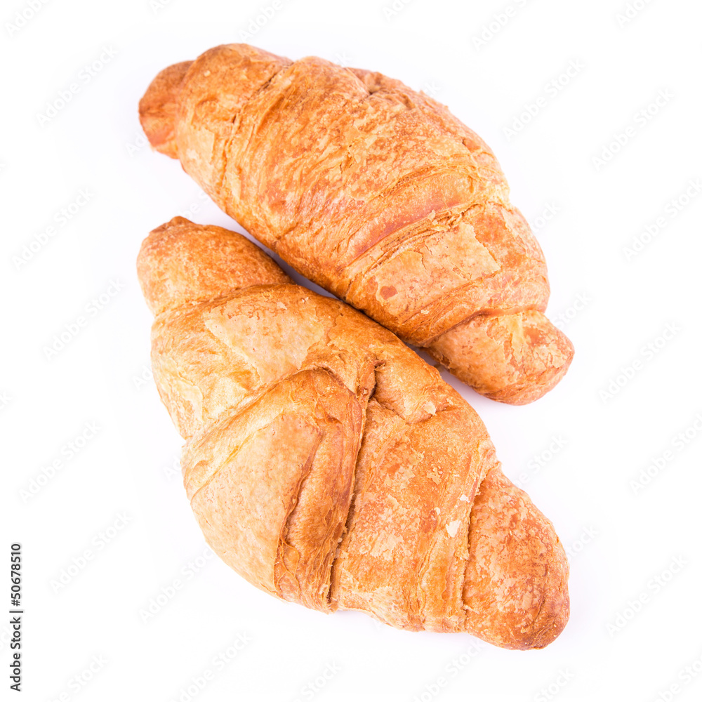 Fresh and tasty French croissants Fresh and tasty French croissants