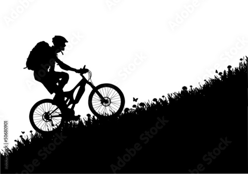 Fototapeta Naklejka Na Ścianę i Meble -  Mountainbiker
