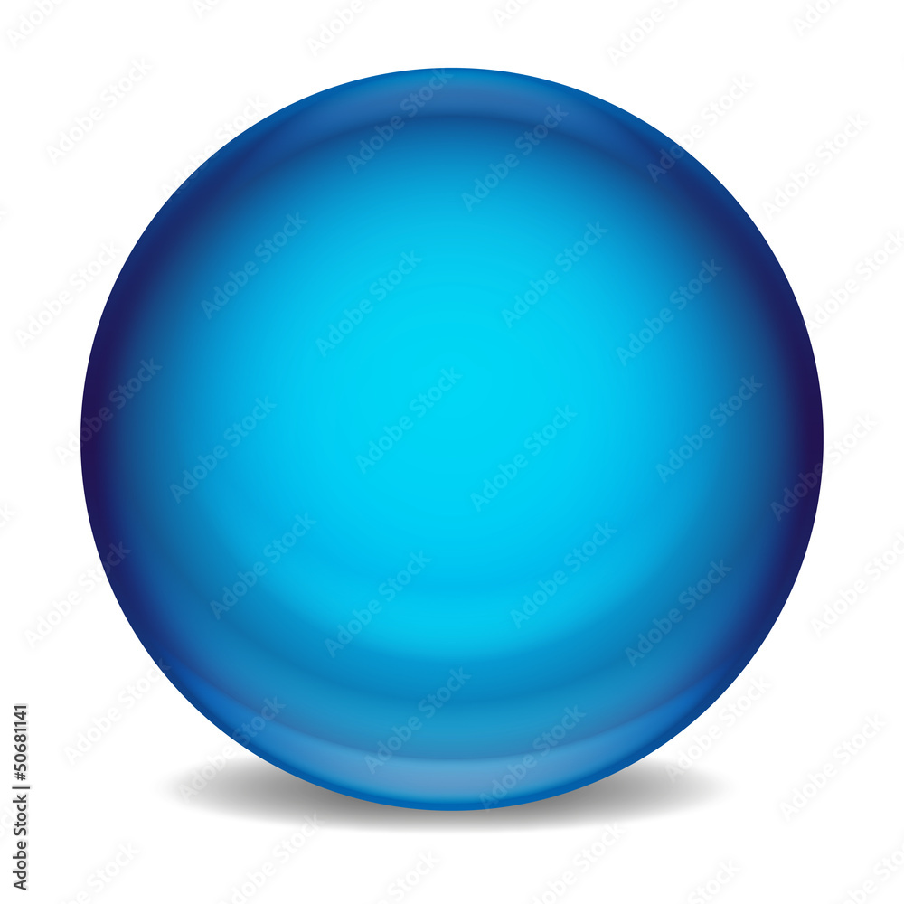 Blaue Sphäre Transparent Vektor Blaue Sphäre Transparent Vektor