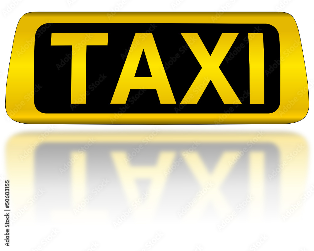 Taxi-Schild Stock Vector