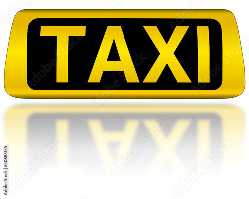 Taxi-Schild