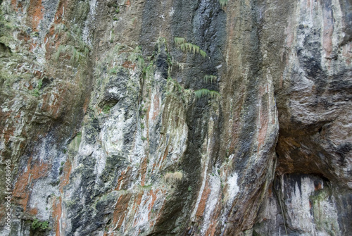 Stripes in Stone Background