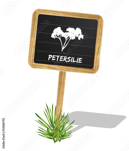Petersilie Schildchen Vektor