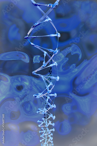 DNA Strand - 3D render
