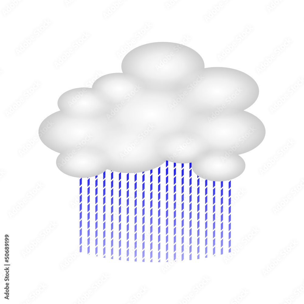 wettersymbol regenwolke I wettersymbol regenwolke I