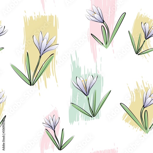 spring blue snowdrop wallpaper
