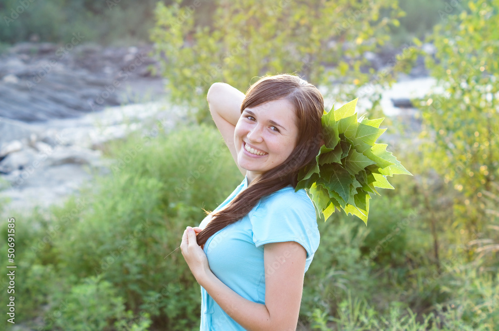 Portrait of a charming and lovely girl Portrait of a charming and lovely girl