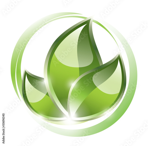 Eco plant symbol