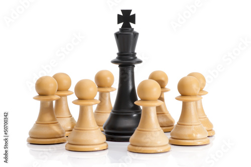 Chessmen Isolated on White
