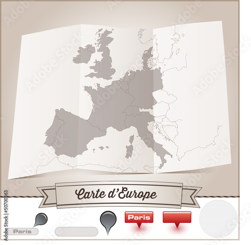 carte d'europe