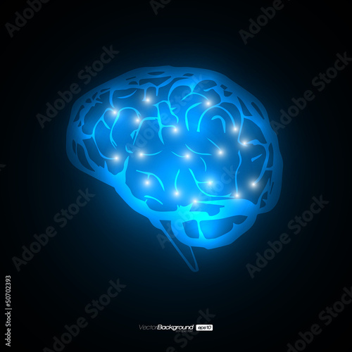 Brain Concept Vector Design | EPS10 Illustration