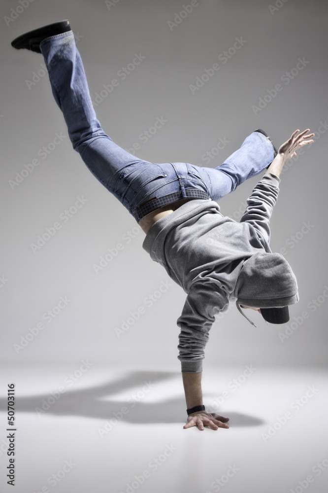 Naklejka premium Break dance