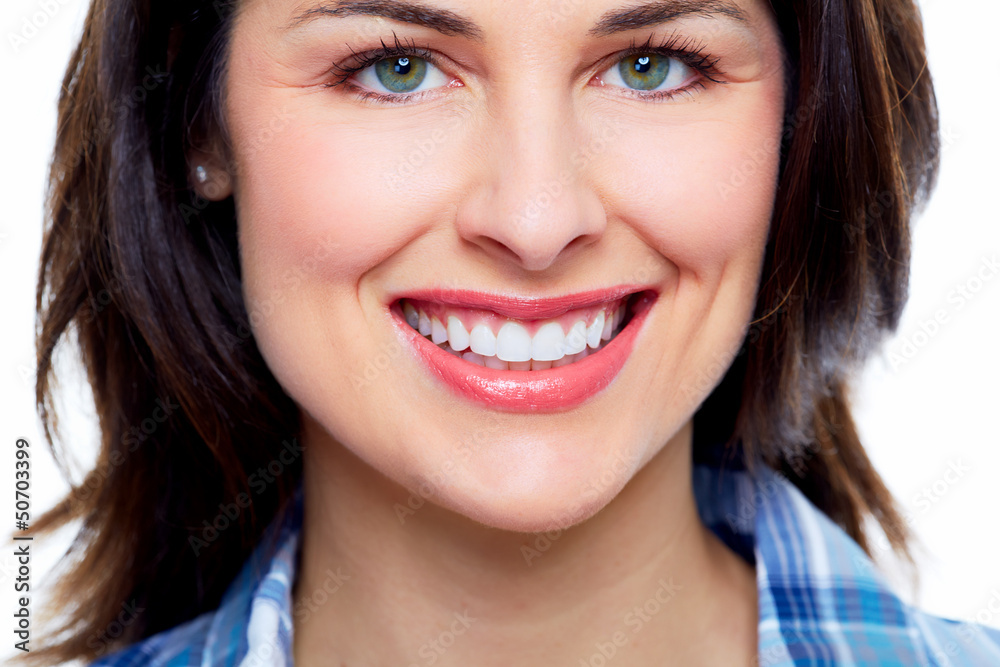 Fototapeta premium Beautiful woman smile.
