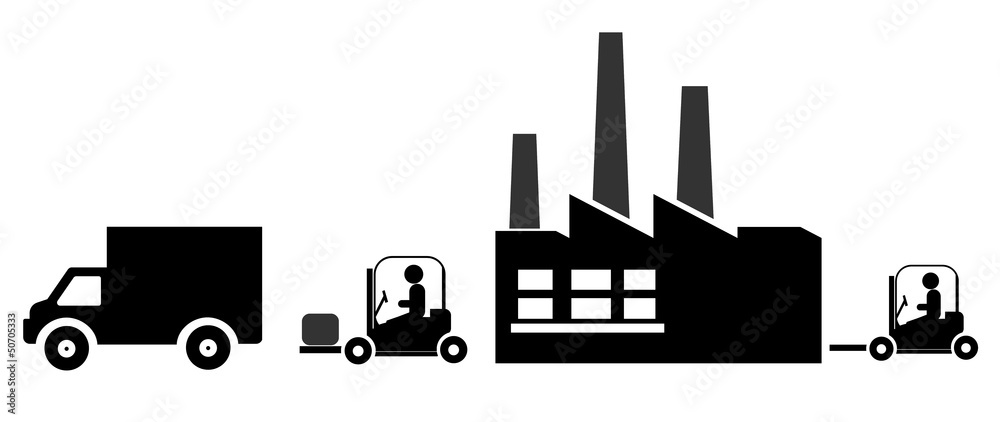 Logistique : Livraison à la sortie d'une usine