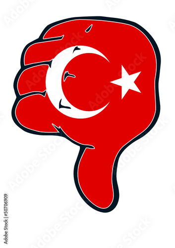 turkey thumb judgement down negativ