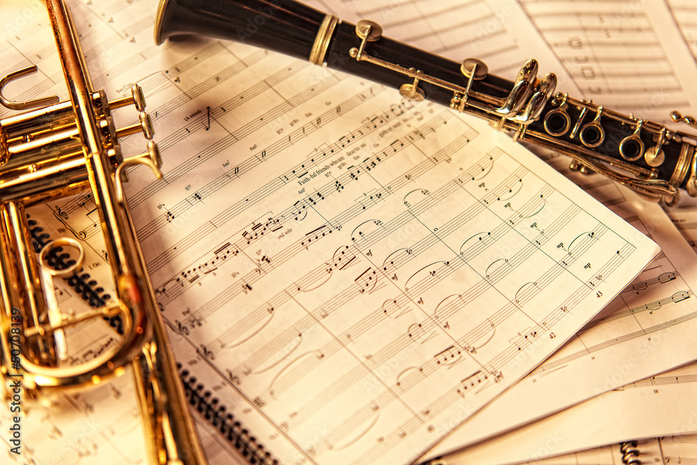 Fototapeta premium Wind Music