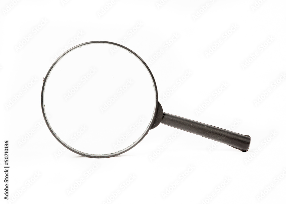 Magnifying glass isolated on white Magnifying glass isolated on white