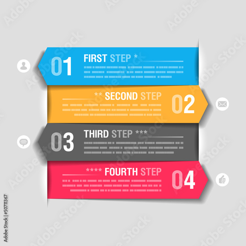 Infographics design template