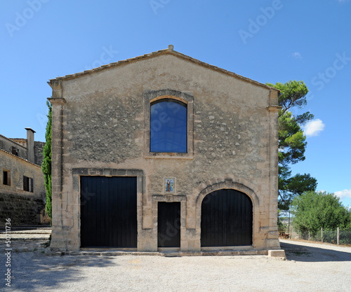 La grange du manoir d'Els Calderers à Sant Joan à Majorque