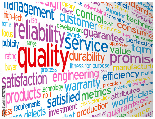 "QUALITY" Tag Cloud (satisfaction guarantee service reliability)
