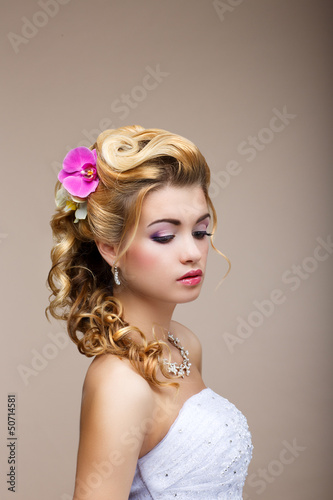 Dreams. Thoughtful Luxurious Blonde - Gorgeous Hair Style