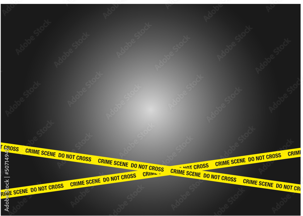 crime scene police line absperrband Stock Vector | Adobe Stock