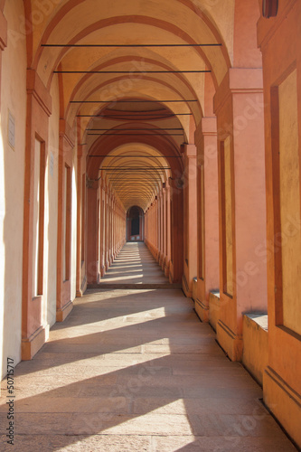 San Luca arcade in Bologna  Italy