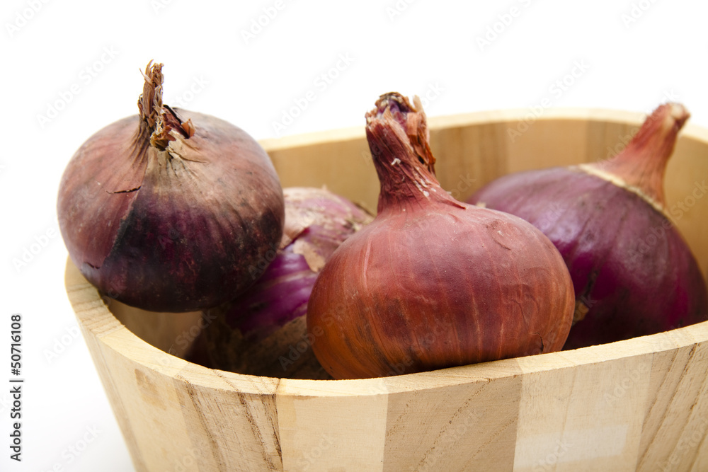 Fototapeta premium Frische Zwiebeln