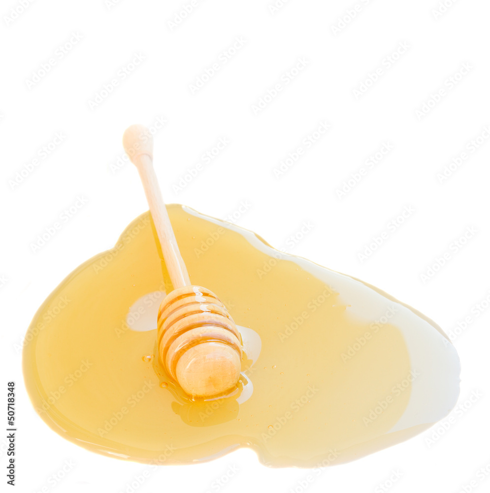 honey stick in puddle honey stick in puddle