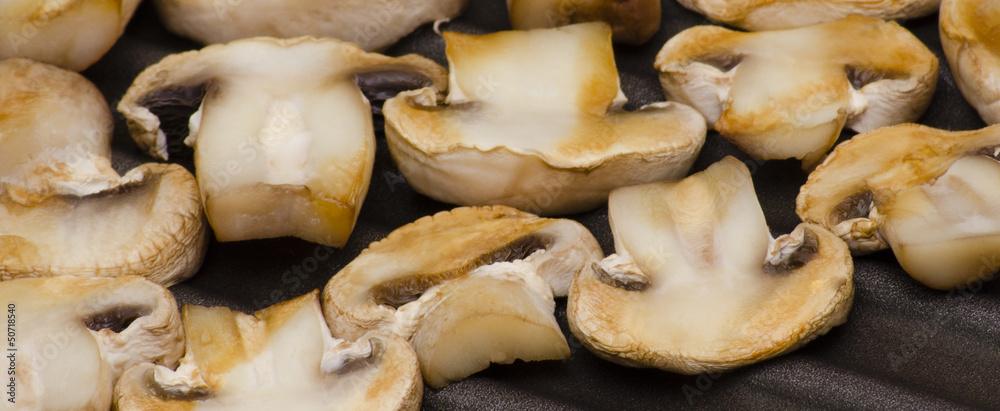 Grilled mushrooms