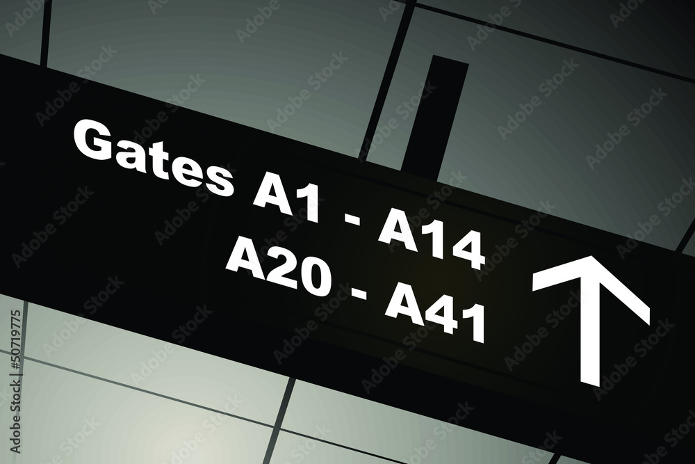 Airport signs