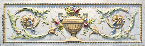 Photos Bas relief detail closeup