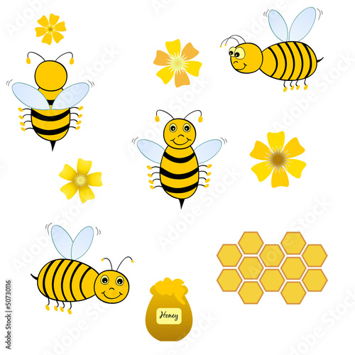 Bees collage