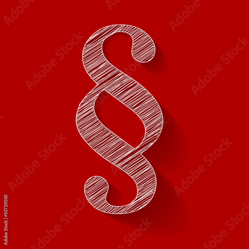 Paragraf Scribble Hintergrund ROT