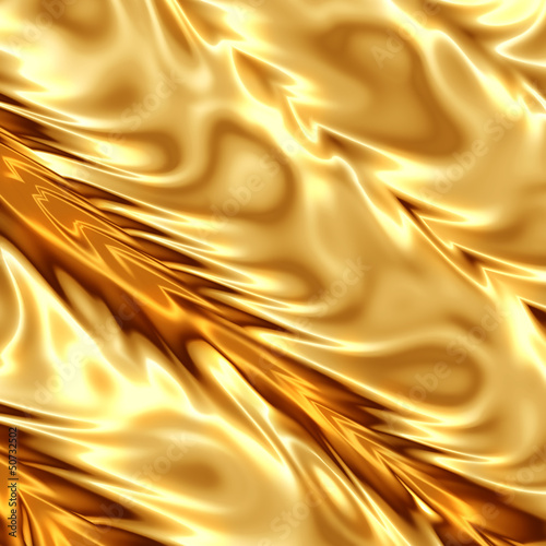 Golden fabric texture