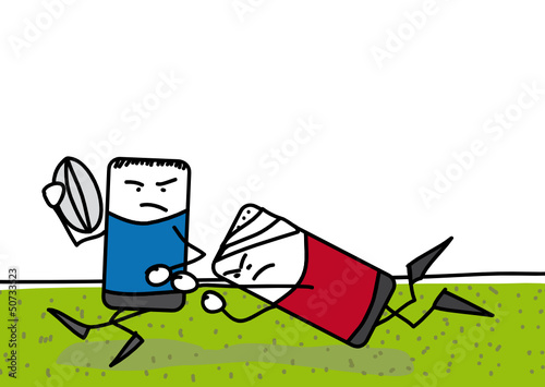 Joueurs de rugby