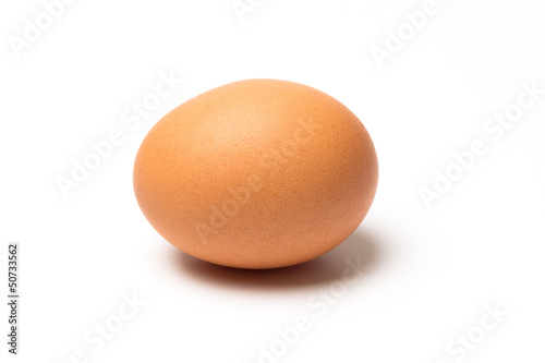 Egg isolated on a white background