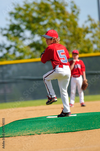 Little league pitcher